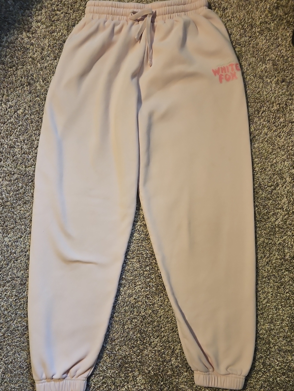 White FOX Jogger Sweatpants size Small